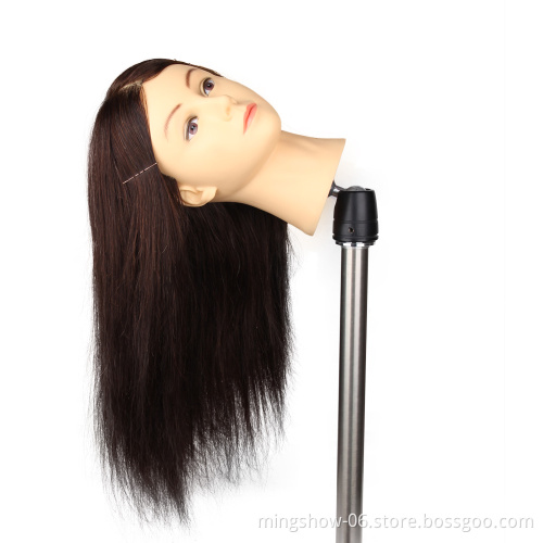 Professional heat resistant wig training mannequin head hair practice head for barber